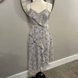 NWOT. Banana Republic floral ruffle dress